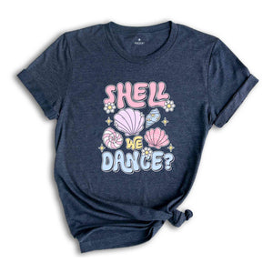 Shell We Dance Shirt, Beach Shirt, Summer Camp Shirt, Cute Summer Shirt, Beach Trip Shirt, Vacation Shirt, Beachy Tshirt, Fun Summer Shirt