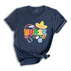 Cinco De Mayo Nurse Shirt, Fiesta Party Shirt, Nurse Shirt , Cinco De Mayo Tee, Fiesta Shirt, Mexican Party Tee, Mexican Festival Shirt