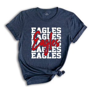 Team Mascot Shirt, Eagles Team Shirt, Eagles Football Shirt, Eagles Fan Shirt, Eagles School Shirt, Eagles School Spirit, Eagle Mascot Shirt