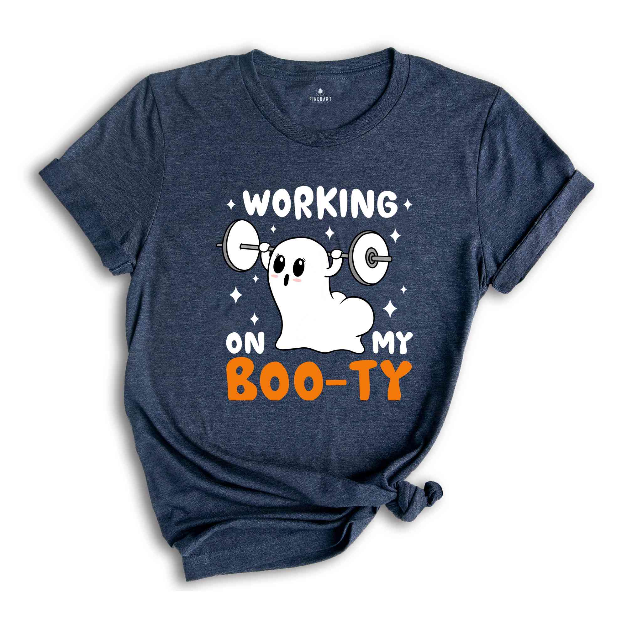 Working On My Booty Shirt, Girl Halloween Shirt, Gym Girl Shirt, Funny Halloween Tee, Spooky Season Shirt, Cute Halloween Tee, Fitness Shirt