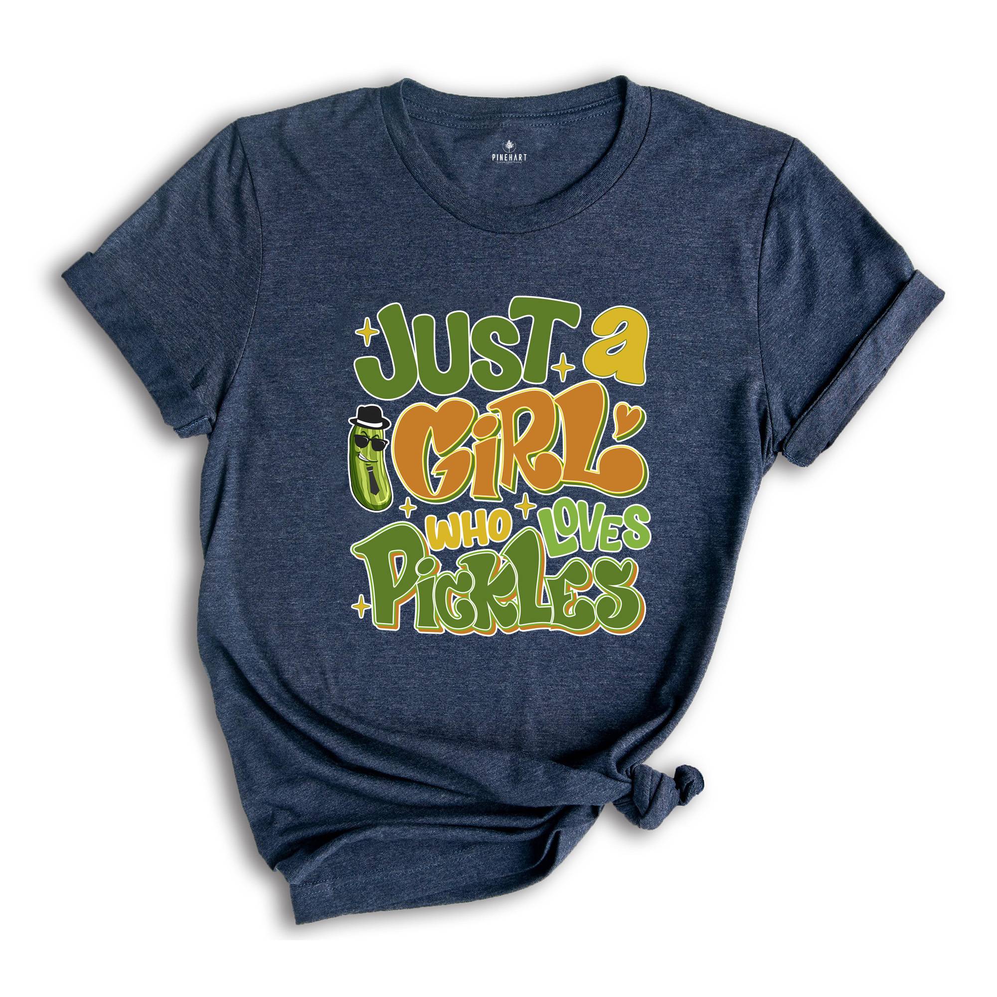 Just A Girl Who Loves Pickles Shirt, Pickles Lover Tee, Pickle Lovers Shirt, Gift For Pickle Lover Shirt, Sarcastic Shirts