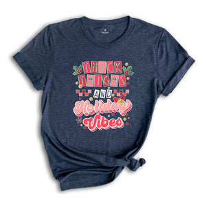 Thick Thighs And Holiday Vibes Shirt, Christmas Party Shirt, Cute Christmas Shirt, Funny Christmas Shirt, Holiday Shirt, Christmas Gift