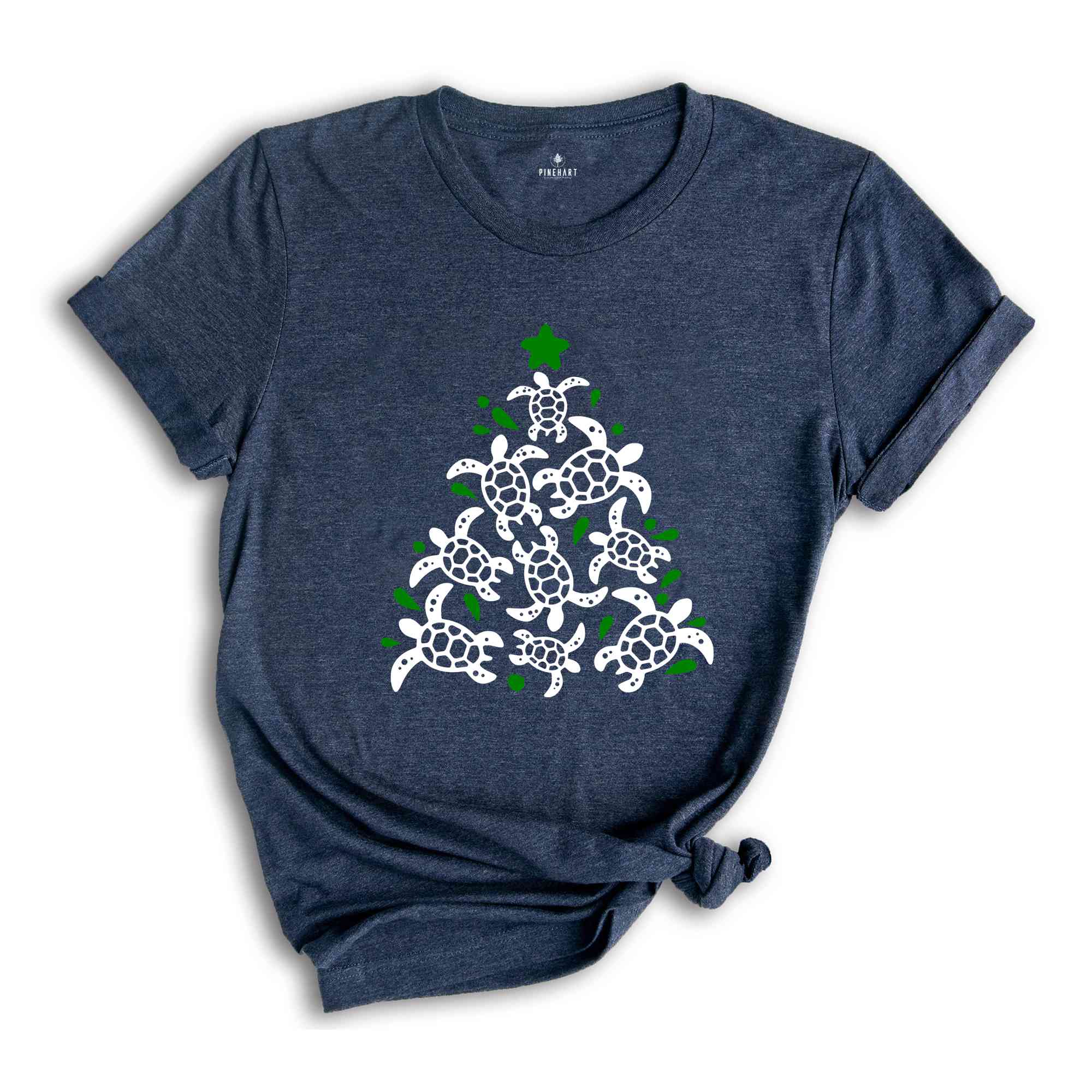 Christmas Tree Turtle Shirt, Turtle Lover Shirt, Animal Lover Gift, Holiday Turtle Shirt, Xmas Turtle Tee, Winter Turtle Shirt