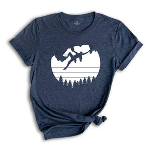 Rock Climbing Shirt, Rock Climbing, Climbing Shirt, Hiking Shirt, Bouldering Shirt, Camping Shirt, Rock Climber Gift