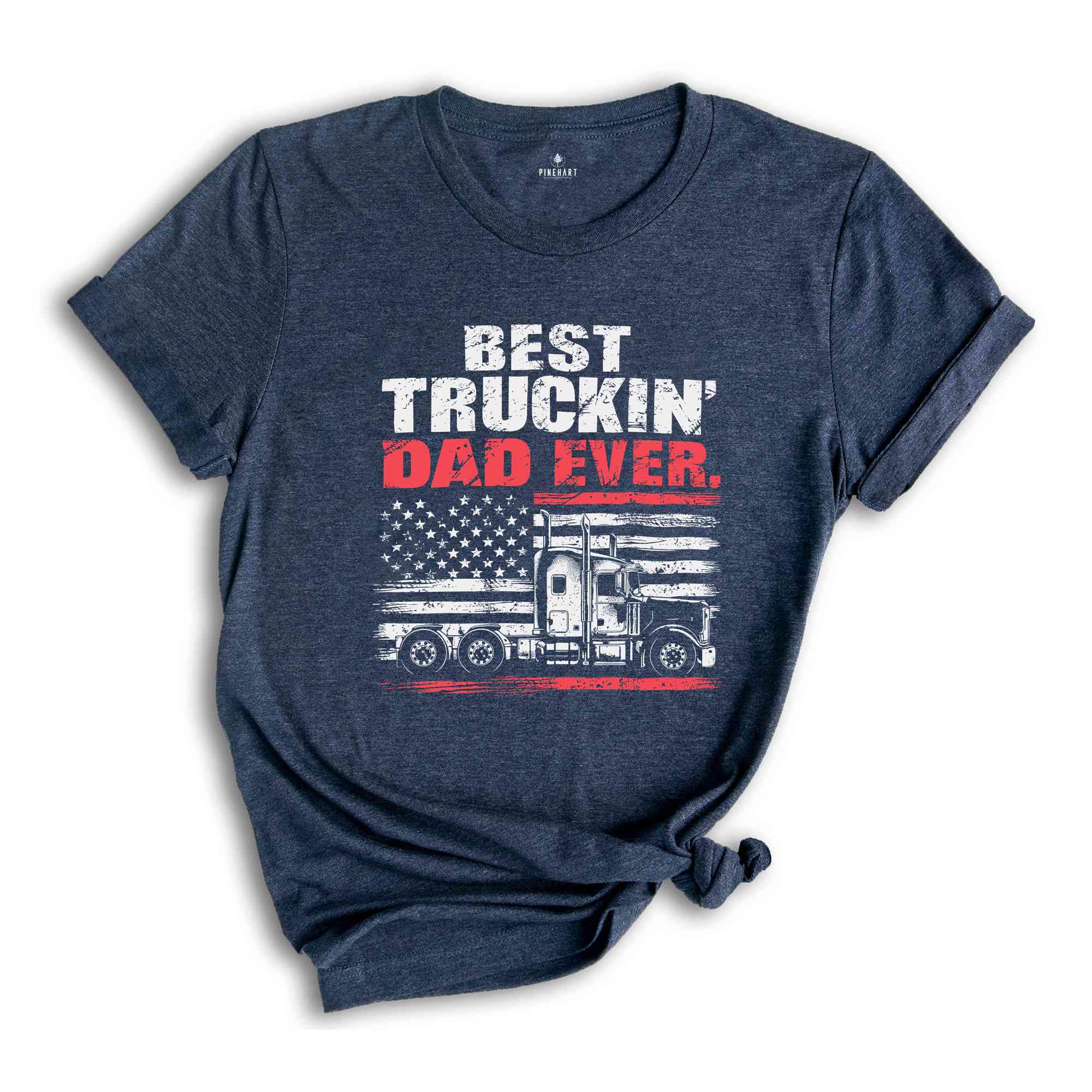 Best Truckin Dad Ever Shirt, Father Day Shirt, Funny Dad Shirt, Dad Shirt, Father Shirt, Trucker Dad Shirt, Dad Gift