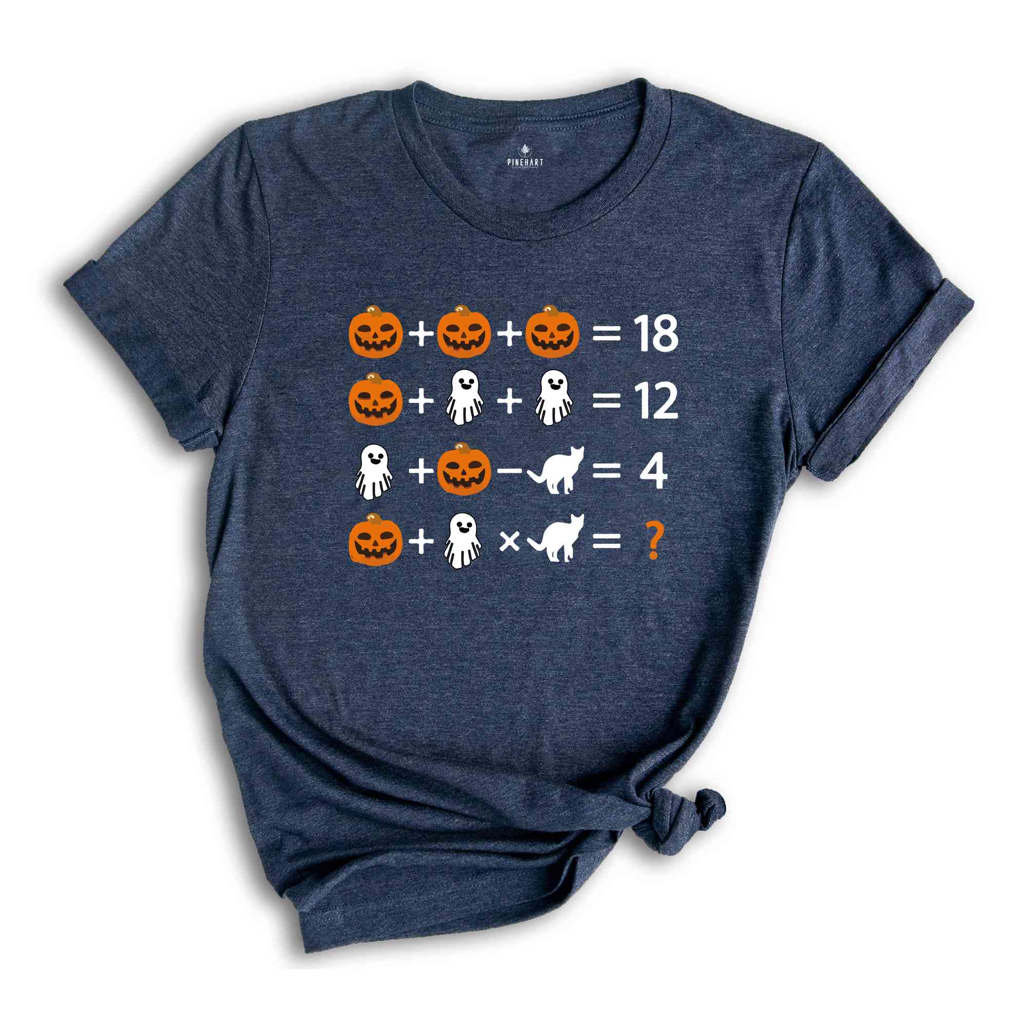 Halloween Theme Math Problem Shirt, Math Teacher Shirt, Math Teacher Halloween Shirt, Halloween Teacher, Quiz Math Teacher pumpkin T-Shirt