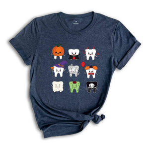 Dentist Halloween Shirt, Witch Tooth Shirt, Ghost Teeth Shirt, Spooky Halloween Dentist, Spooky Dental Shirt, Pumpkin Ghost Shirt