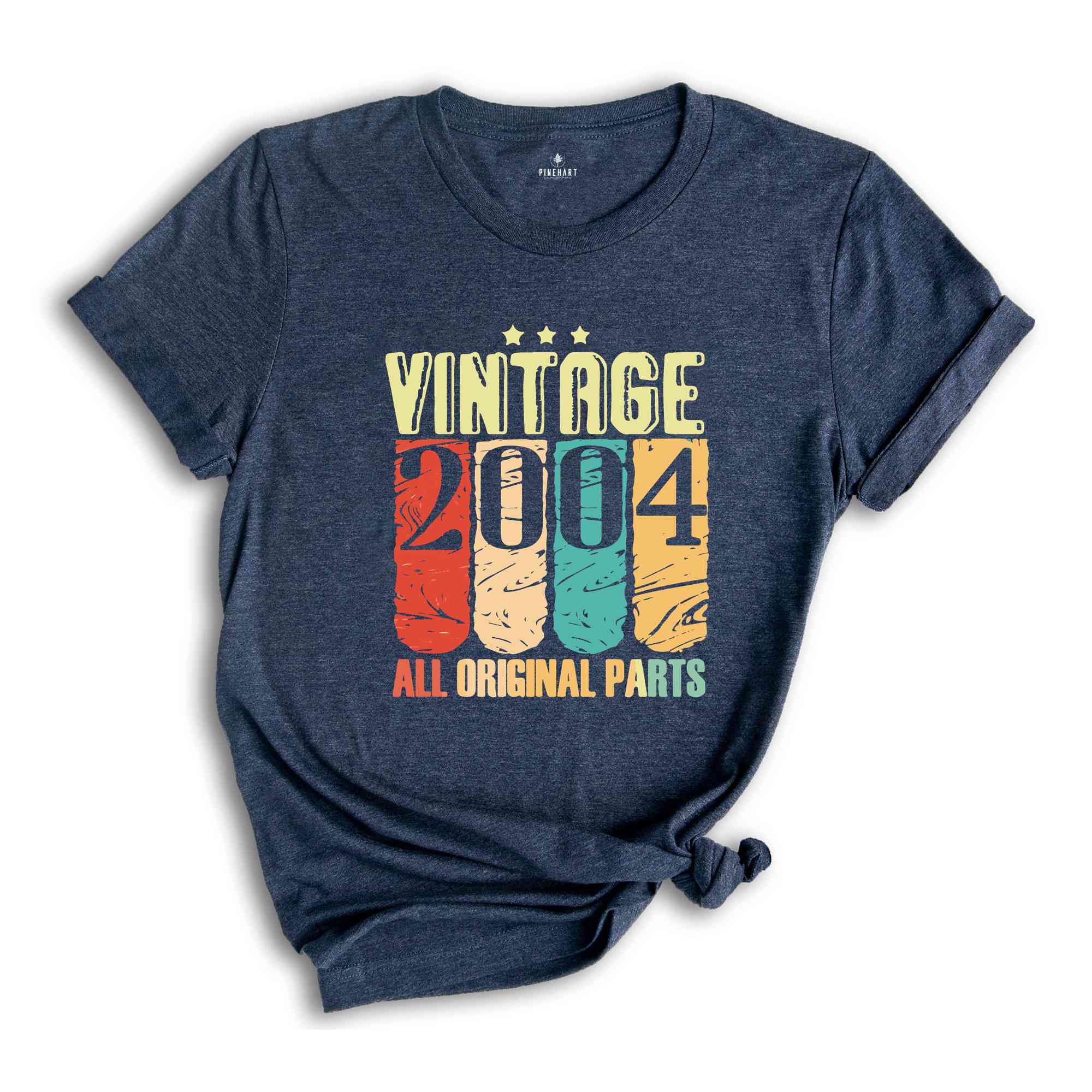 Vintage 2004 All Original Parts Shirt, Retro Vintage 2004 Shirt, Twentieth Birthday Gift, Vintage Original Parts Shirt