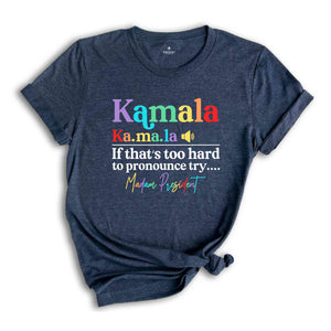 Madam President Shirt, Kamala Harris Shirt, Kamala 2024 Shirt, Political Shirt, Democrat Shirt, Harris For President, Kamala Shirt