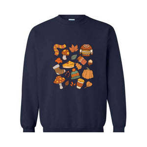 Fall Sweatshirt, Retro Pumpkin Sweatshirt, Autumn Sweatshirt, Pumpkin Lover Sweatshirt, Fall Season Sweatshirt, Fall Gifts