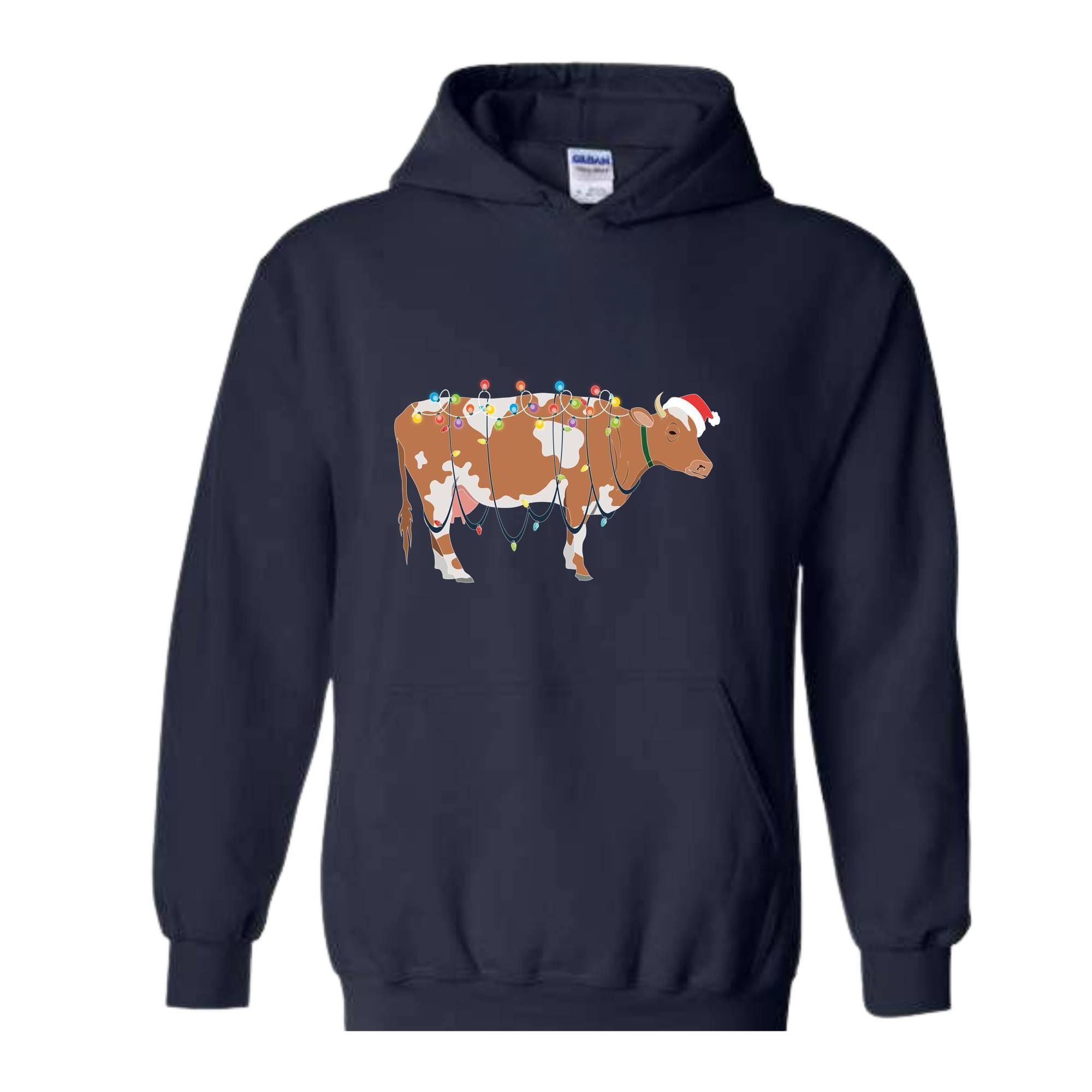 Christmas Cow Sweatshirt, Country Sweatshirt, Country Xmas Sweatshirt, Farm Christmas Sweatshirt, Cow Lover Sweatshirt, Christmas Gift