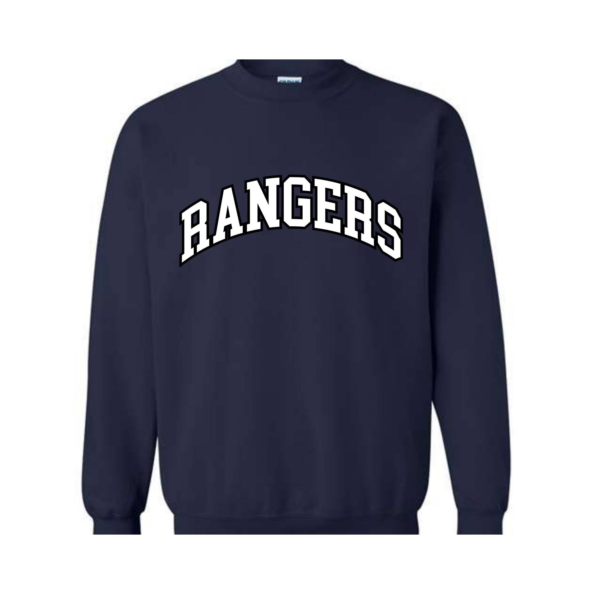 Team Mascot Sweatshirt, Rangers Team, Rangers Football Sweatshirt, Rangers Fan Sweatshirt, Rangers School Sweatshirt