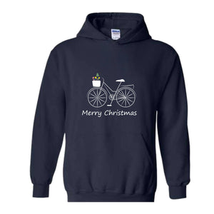 Bike Sweatshirt, Christmas Sweatshirt, Bike Floral Sweatshirt, Album Sweatshirt , Bike with Stars and chRistmas tree Sweatshirt