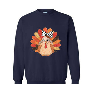 Thanksgiving Turkey Sweatshirt, Turkey Shirt, Family Sweatshirt, Thanksgiving Shirt, Fall Sweatshirt, Women Thanksgiving Sweater