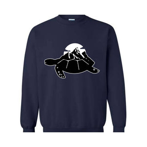 Cute Turtle Sweatshirt, Tortoise Lover Tee, Animal Lover Gift, Beach Outfit,Funny Animal Tees