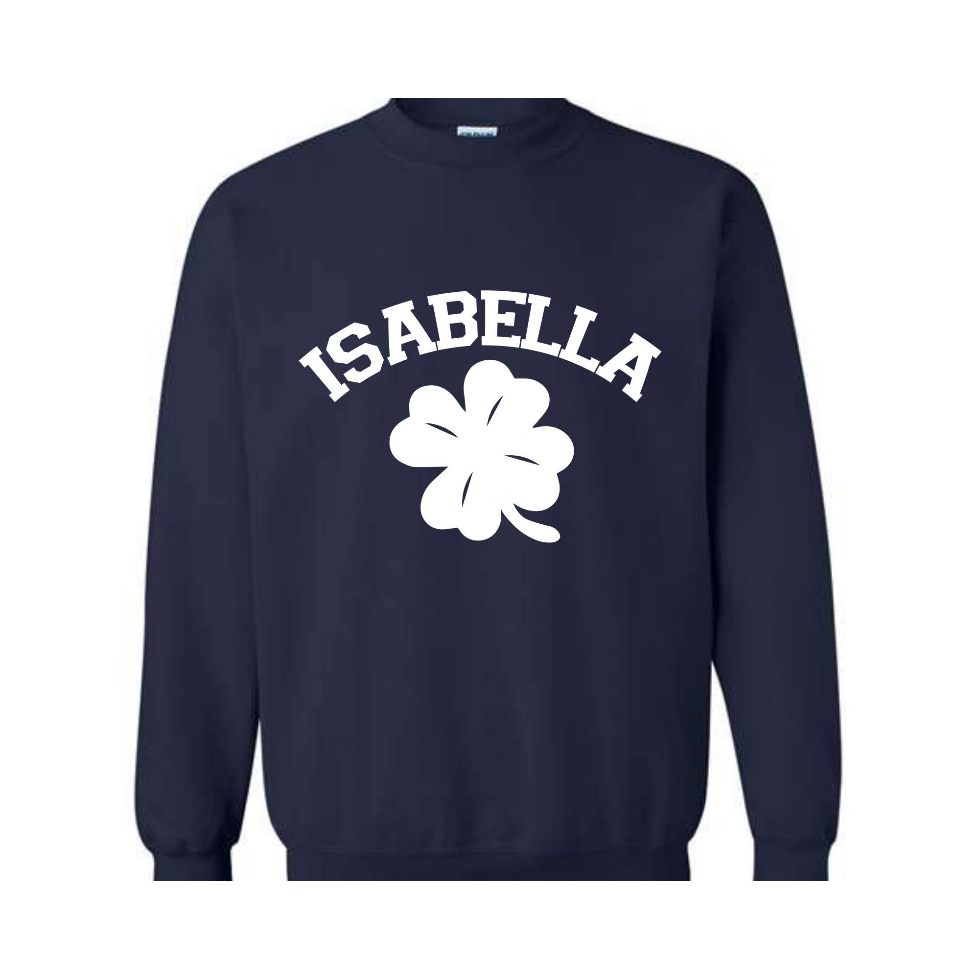 Custom Shamrock Sweatshirt, Personalized Name Hoodie, Custom St Patrick's Day Sweatshirt, Irish Hoodie, Vintage St Patrick's Shirt