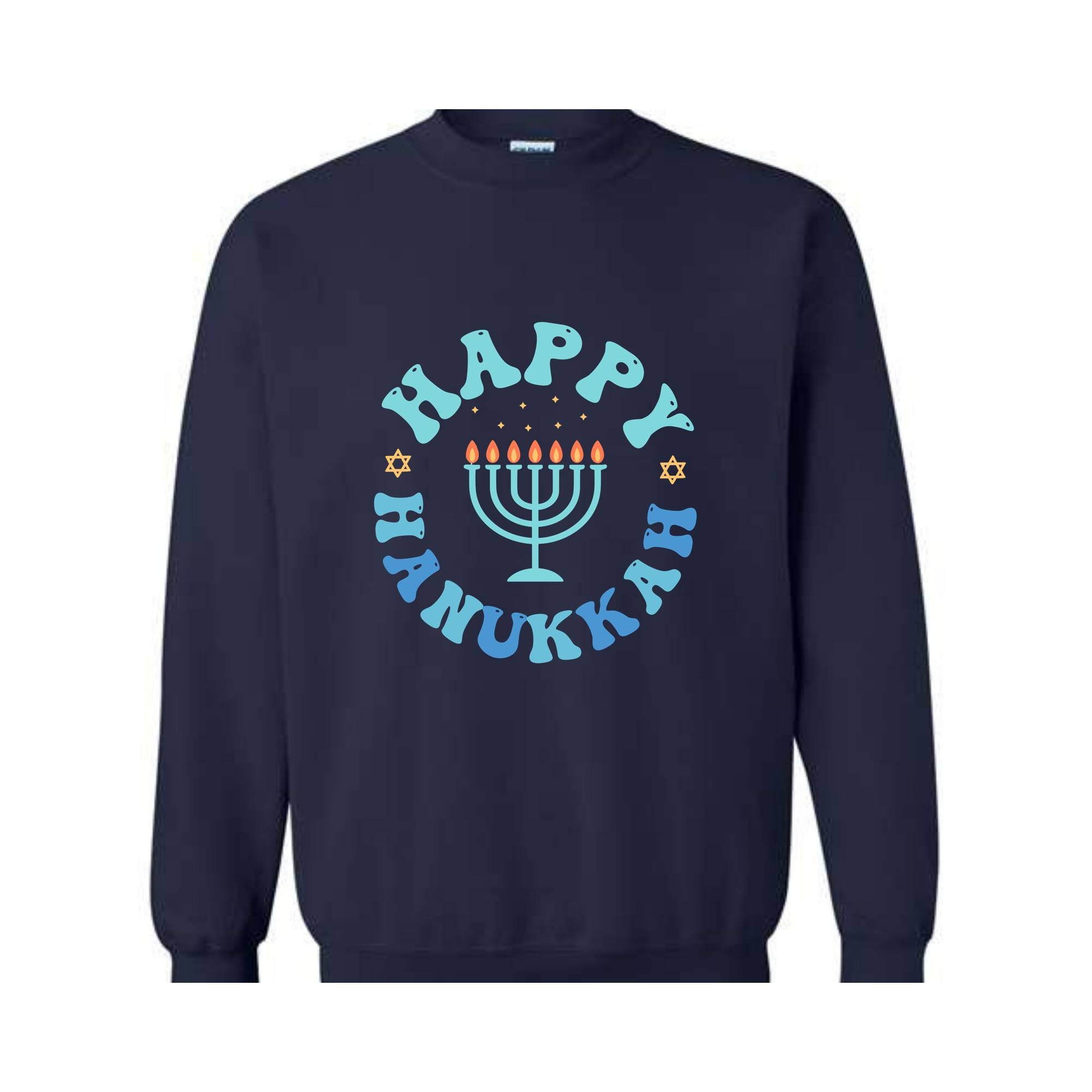 Happy Hanukkah Sweatshirt, Hanukkah Dinner , Funny Jewish Family