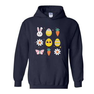 Easter Elements Hoodie, Cute Easter Hoodie, Cute Easter Hoodie, Easter Hoodie, Cute Mom Hoodie, Easter bunny Hoodie, Bunny Hoodie