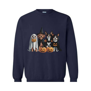 Black Labrador Halloween Sweatshirt, Ghost Dogs Sweatshirt, Halloween Dog, Halloween Shirts, Fall Sweater, Spooky Season, Dog Lover Gift