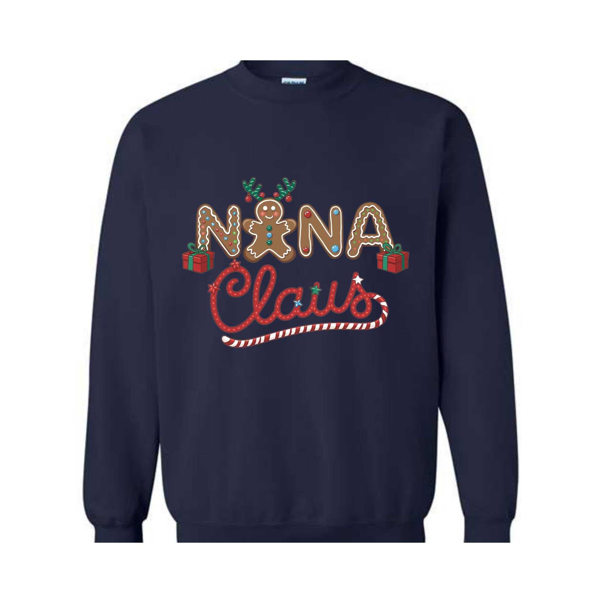 Nana Claus Sweatshirt, Nana Christmas Sweatshirt, Nana Sweat, Nana Christmas Sweater, Family Claus Sweatshirt