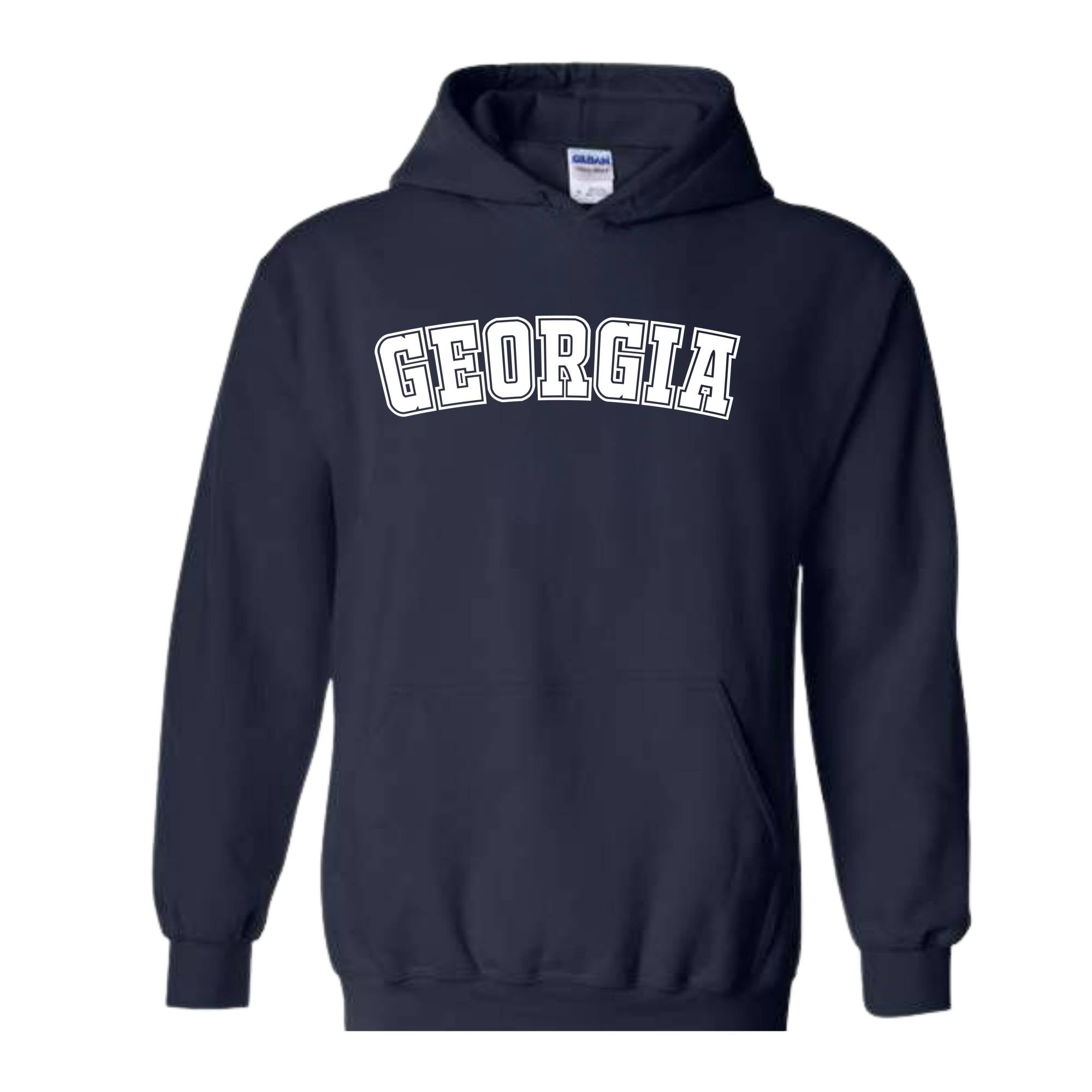 Georgia, Georgia Hoodie, Georgia Hoodie, Georgia Hoodie, Georgia Gift, College Hoodie, Georgia Apparel, Georgia State