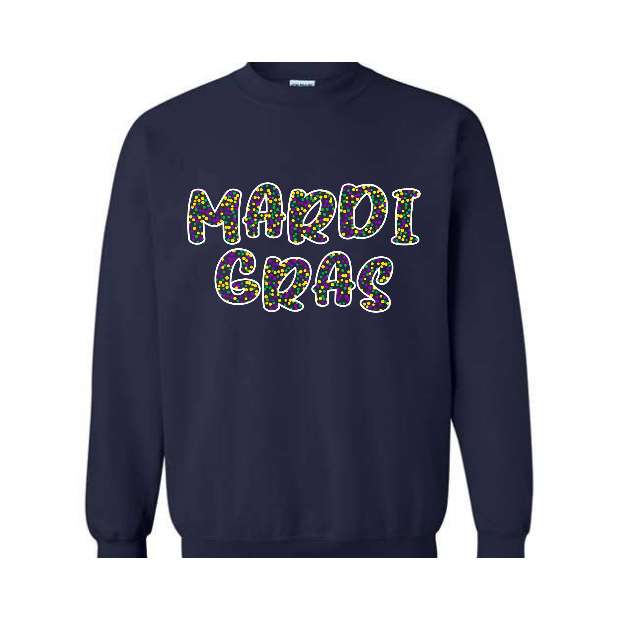 Mardi Gras Sweatshirt, Mardi Gras Pattern, Mardi Gras Celebrations, Mardi Gras Wear, Cute Mardi Sweater