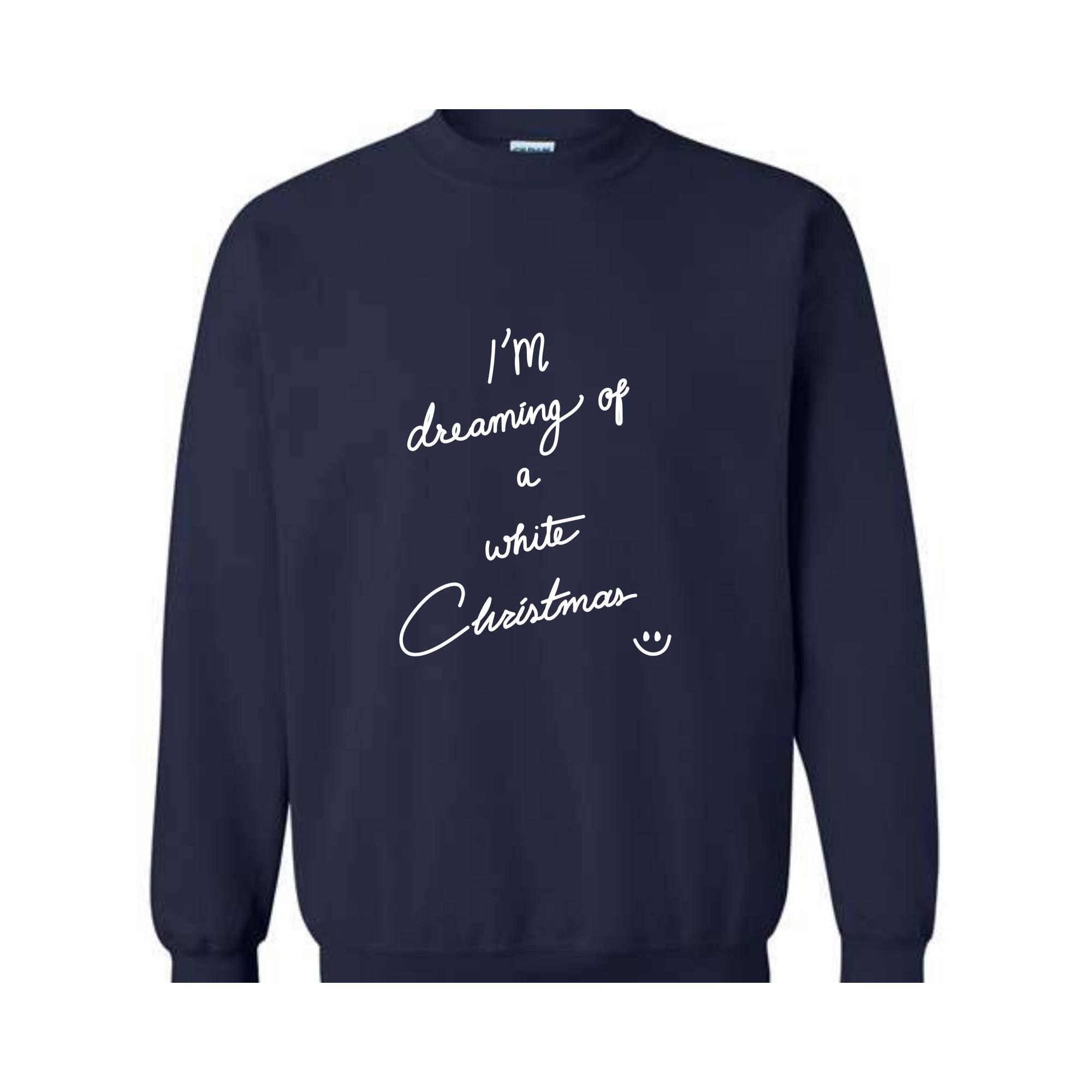 I’m Dreaming of White Christmas Jumper, Whimsical Christmas Quote Shirt, Tree Sweatshirt, Tree Shirt, Trendy Christmas, Tree Sweatshirt, Mer