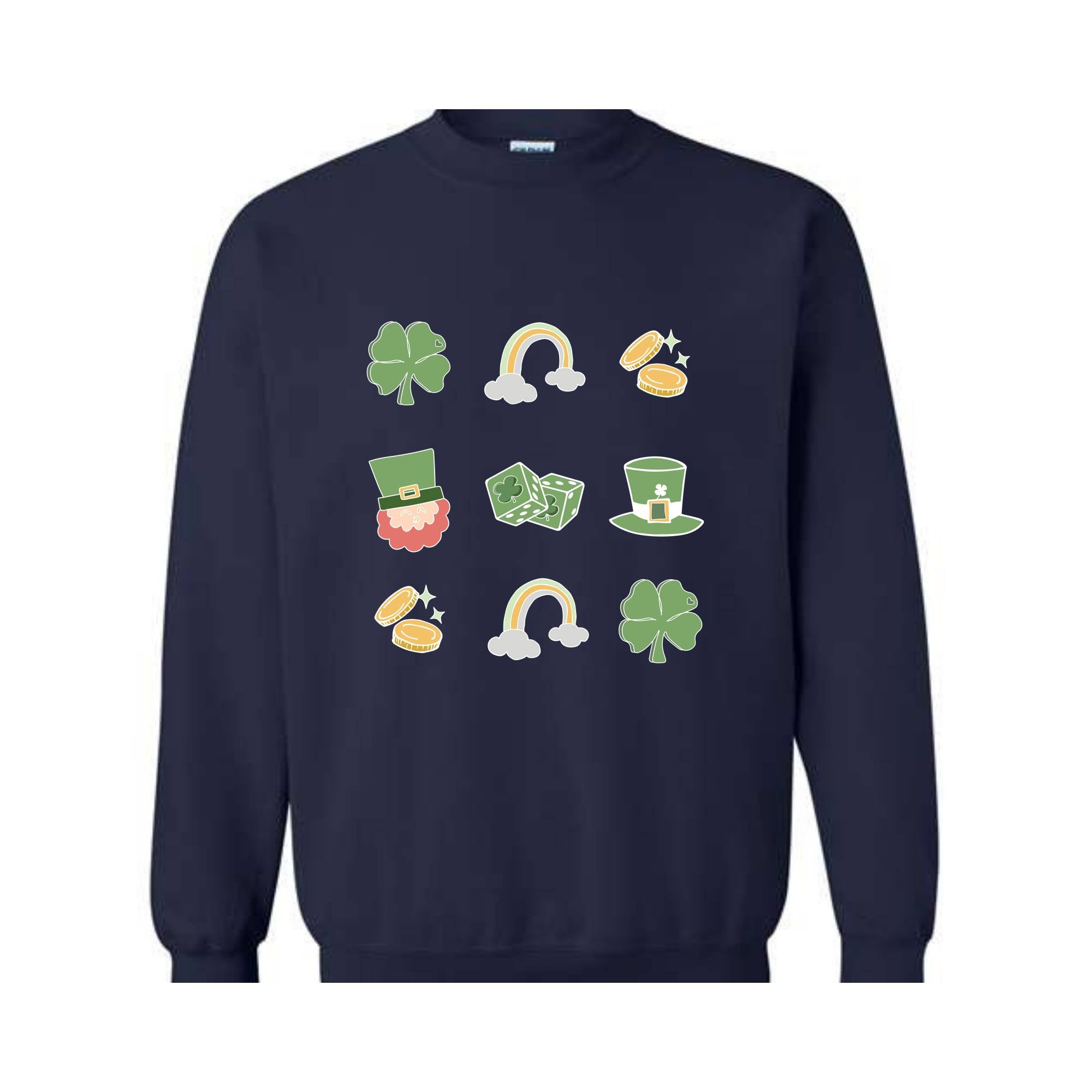 Retro St. Patrick's Day Sweatshirt, St. Patrick's Day Carnival, Saint Patrick's Sweater, Lucky Apparel