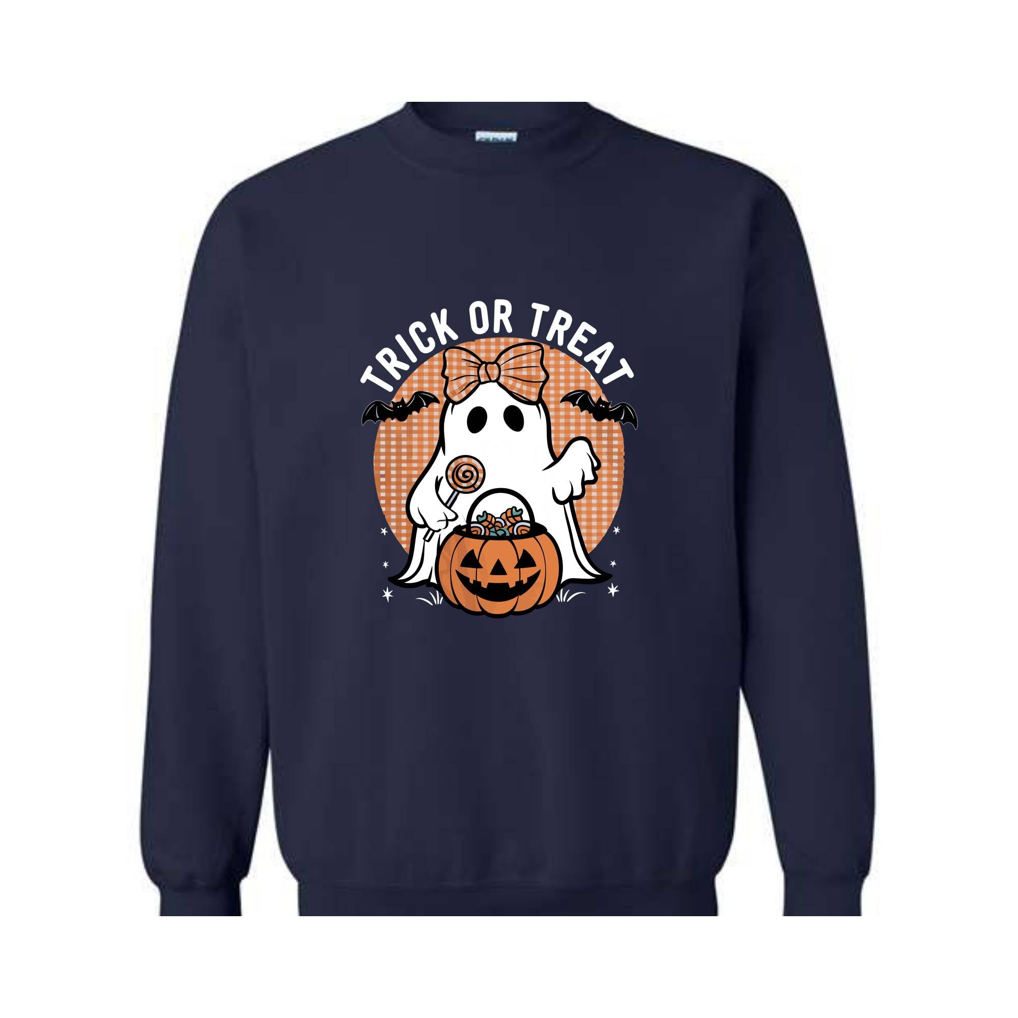 Trick or Treat Sweatshirt, Halloween , Halloween Ghost, Funny Halloween Shirt, Trendy Halloween Shirt, Spooky Halloween Shirt