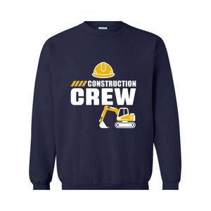 Construction Crew Matching Sweatshirts, Birthday Construction , Excavator Birthday, Bday Boy , Truck Birthday