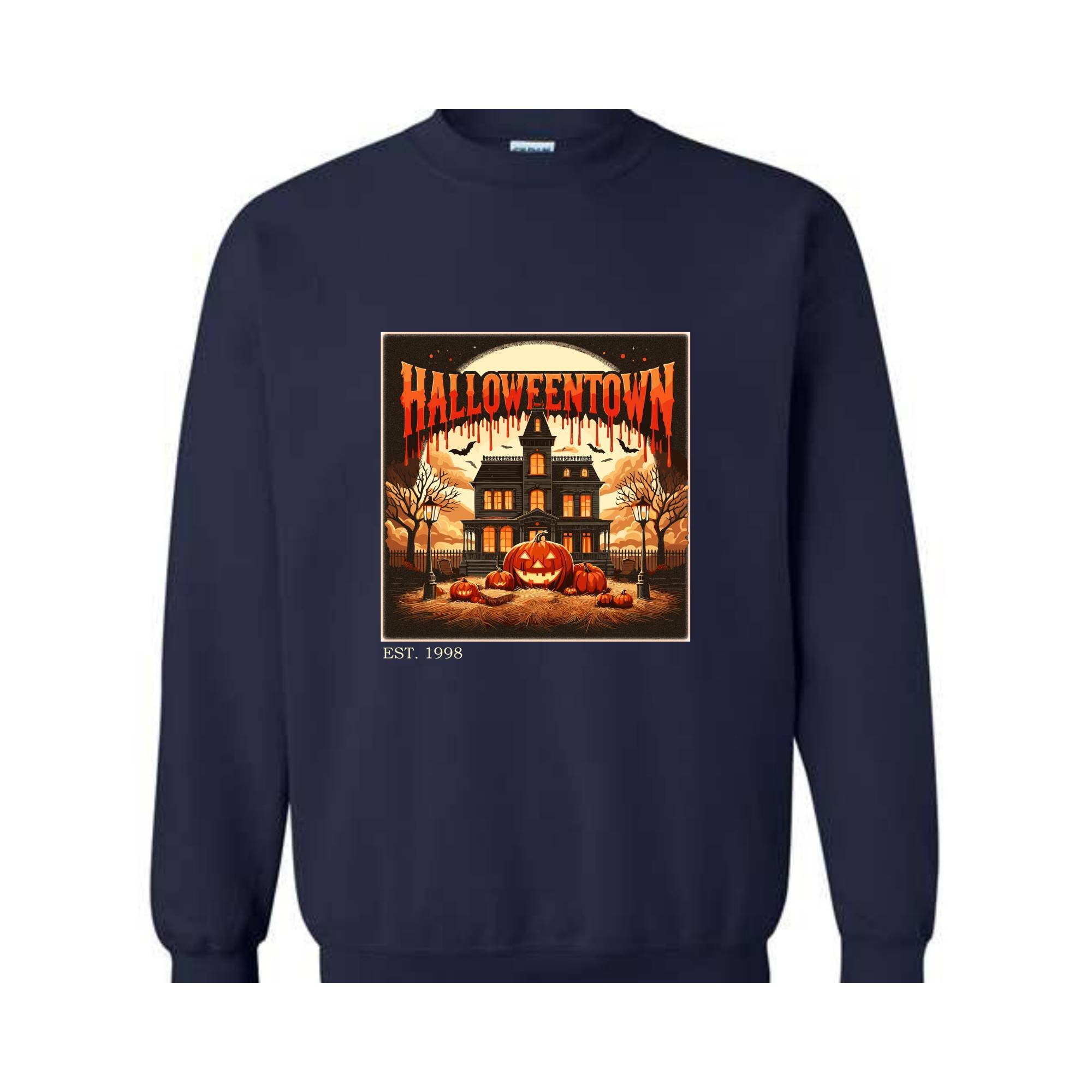 Halloweentown Est 1998 Sweatshirt, Halloweentown University, Retro Halloweentown Sweatshirt, Fall Sweatshirt, Halloween Sweatshirt