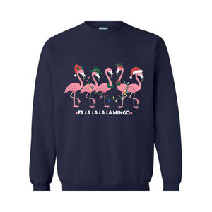 Flamingo Christmas Sweatshirt, Flamingo Hoodie, Cute Flamingo Hoodie, Christmas Gifts, Flamingo Lovers Hoodie, Flamingo Hoodie