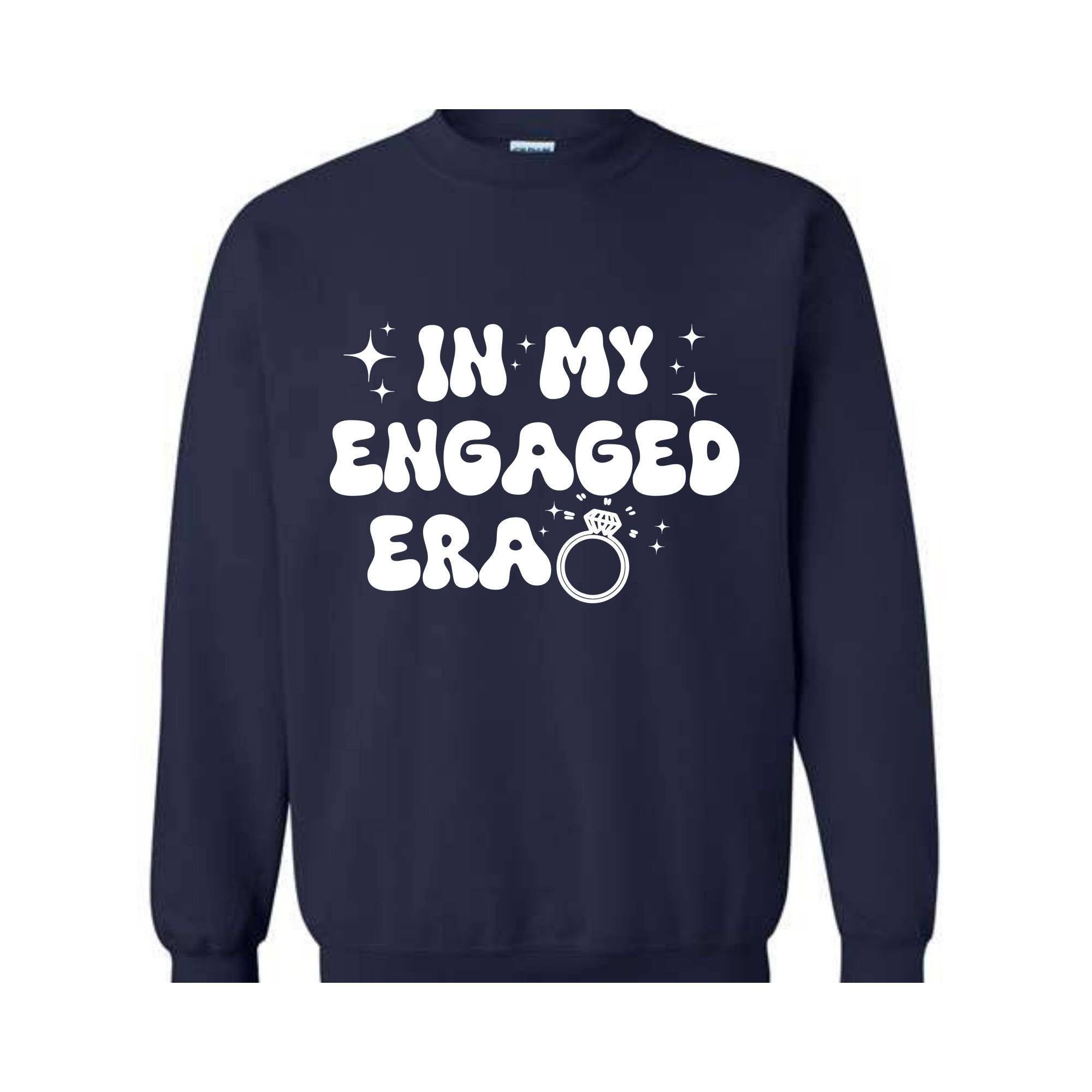 Future Mrs Sweatshirt, In My Engaged Era Sweatshirt, Custom Future Mrs Sweater, Custom Bridal Sweater