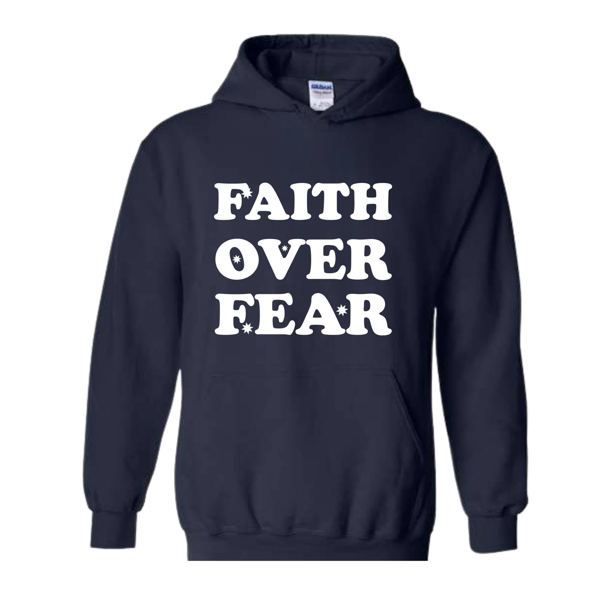 Faith Over Fear Religious Sweatshirt, Christian Sweatshirt, Jesus Sweatshirt, Faith Sweatshirt, Faith Over Fear, Religious Gift