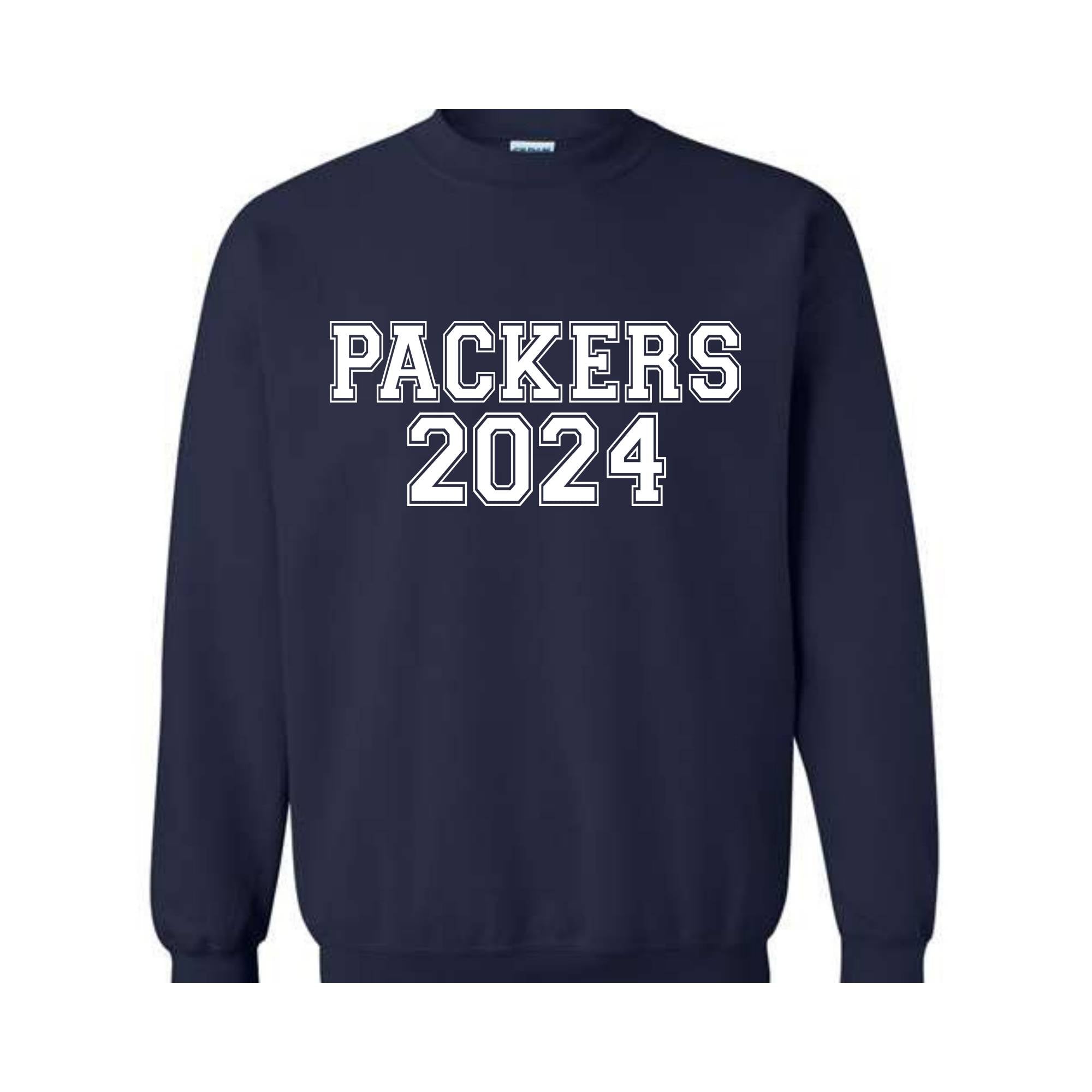 Team Mascot Sweatshirt, Packers Team Sweat, Mascot Crewneck, School Team Spirit, Packers Sweatshirt, Packers Football