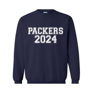 Team Mascot Sweatshirt, Packers Team Sweat, Mascot Crewneck, School Team Spirit, Packers Sweatshirt, Packers Football