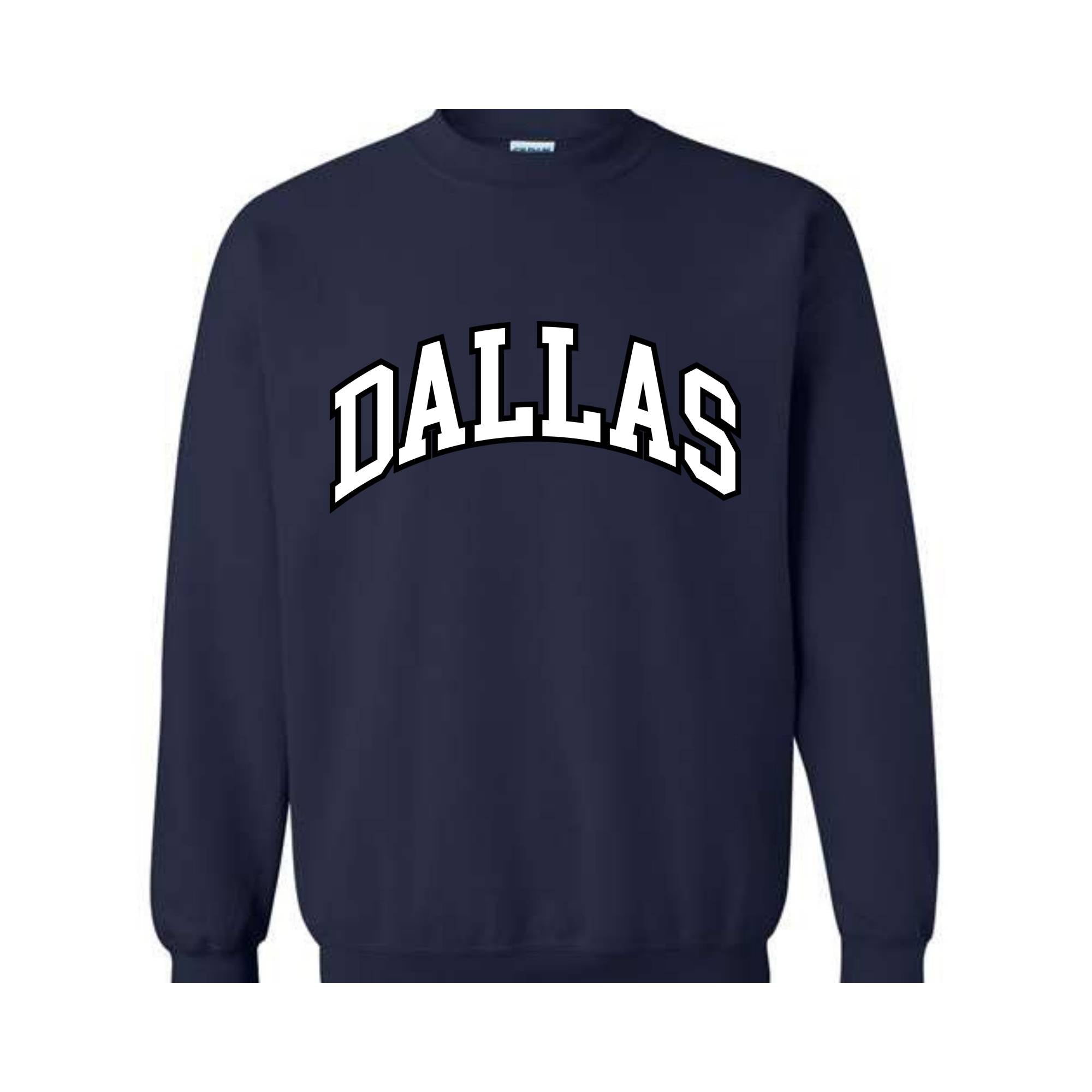 Team Mascot Sweatshirt, Dallas Team Sweatshirt, Dallas Team Spirit Sweatshirt, Dallas Fan Sweatshirt, Dallas School Sweatshirt