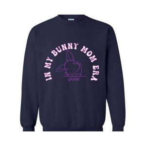 ın my bunny mom Era sweatshirt, custom Easter day sweatshirt, custom name bunny sweatshirt, Mommy Bunny Hoodie