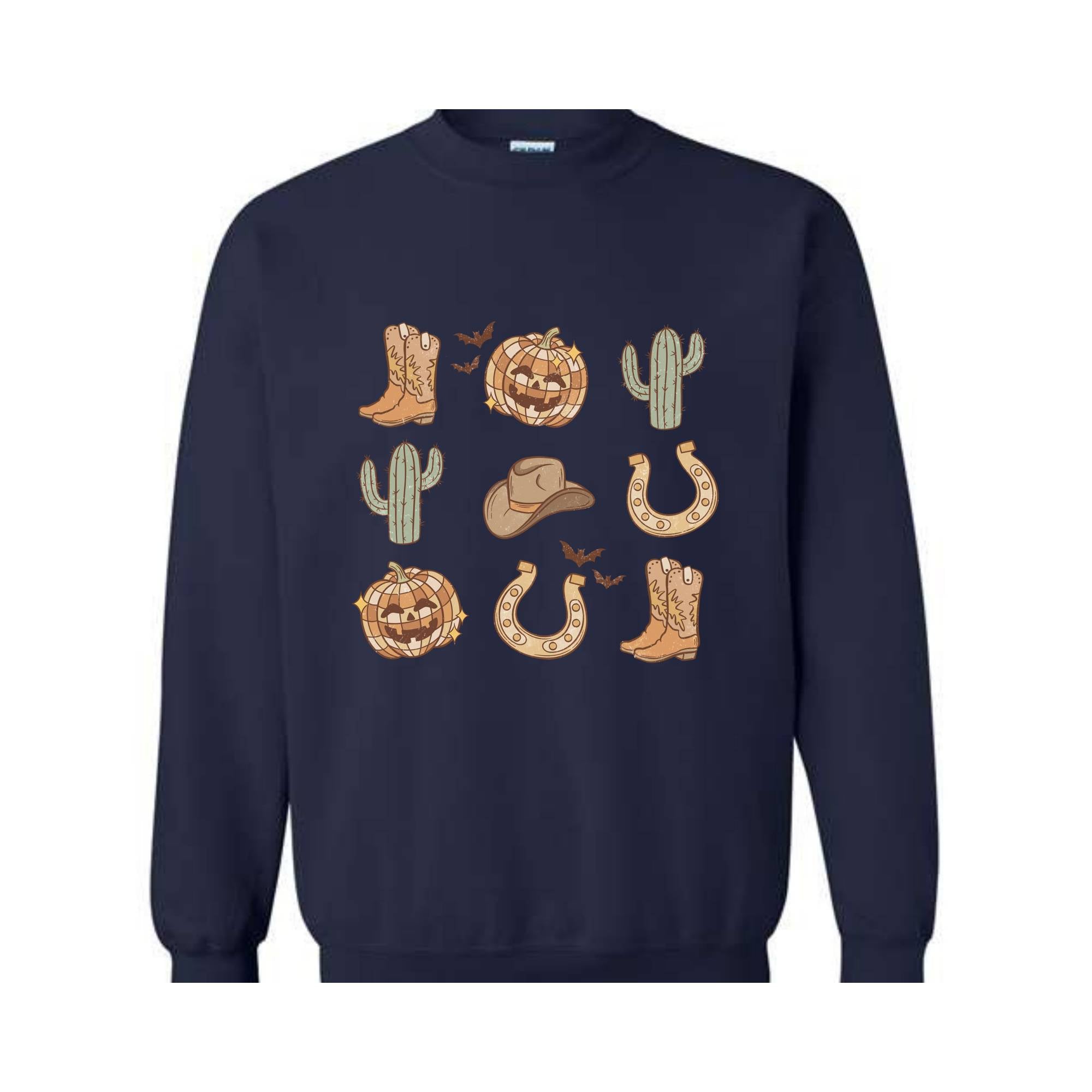 Western Halloween Sweatshirt, Halloween Sweater, Cowgirl Sweatshirt, Cowboy Sweatshirt, Pumpkin Spice Shirt, Western Vibes Shirt