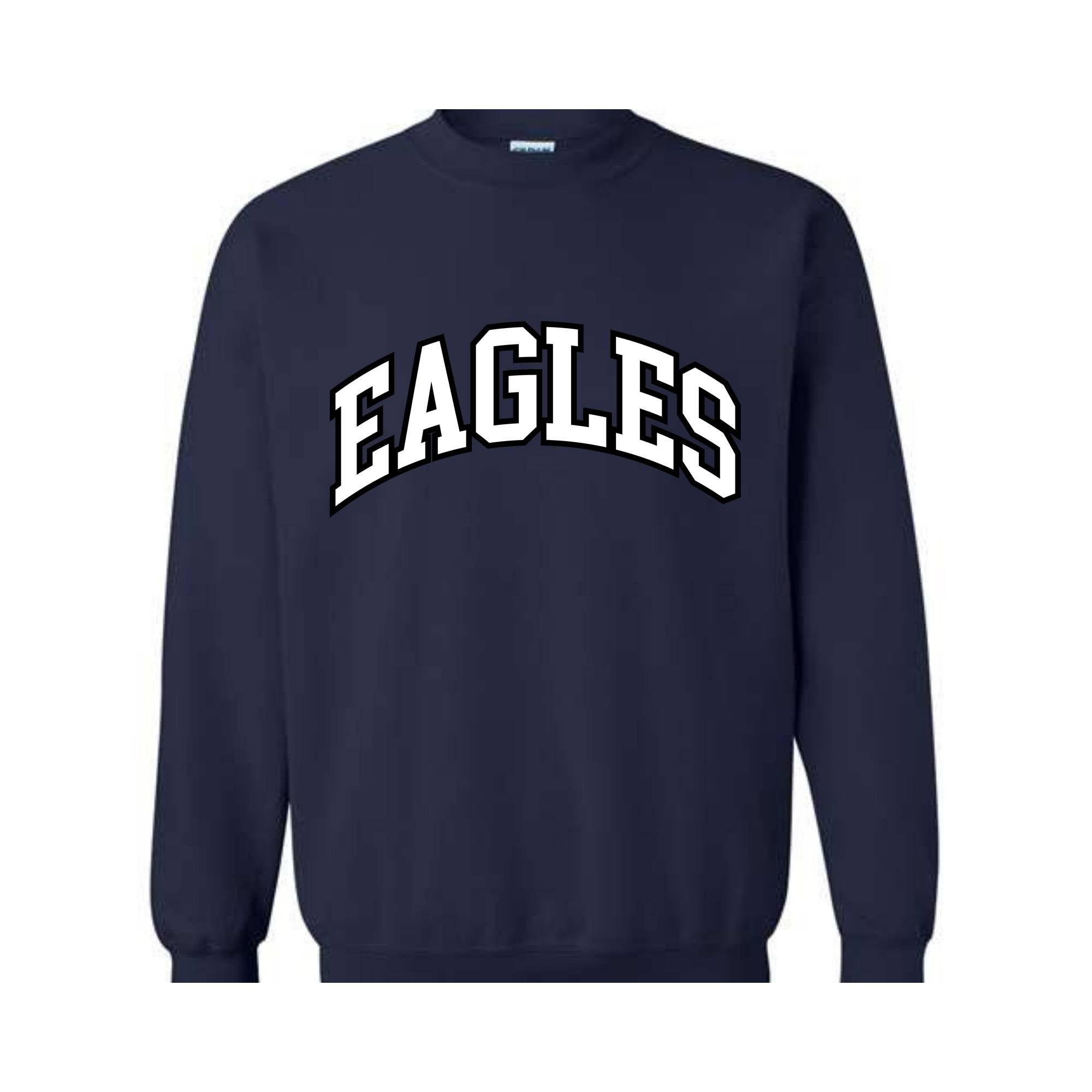 Team Mascot Sweatshirt, Eagles Team Sweatshirt, Eagles Football Sweatshirt, Eagles Fan Sweatshirt, Eagle Mascot Sweatshirt