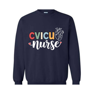 CVICU Nurse Sweatshirt, Cardiovascular ICU Nurse Hoodie, CVICU Nursing Gifts, Cardiovascular Intensive Hoodie, Cvicu Graduation Hoodie