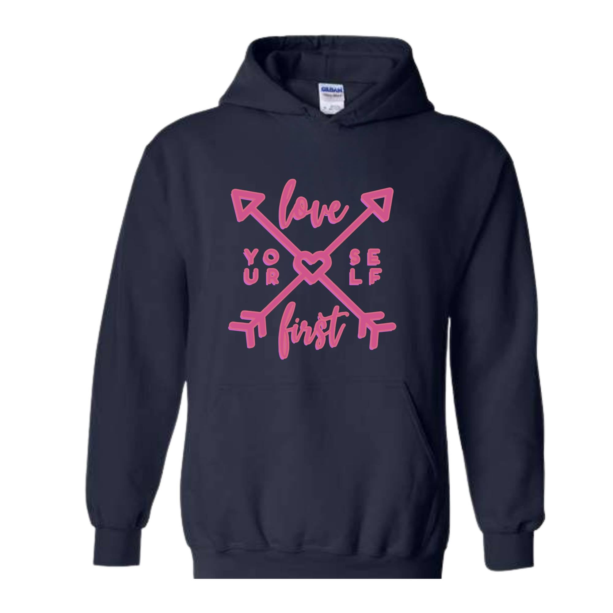 Love Your Self First, Valentine Sweatshirt, Love Heart Sweater, Couples Gift Sweatshirt, Romantic Love Sweater