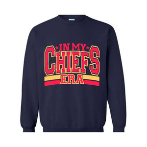 In My Chiefs Era Sweatshirt, Football Chiefs Sweat, Jersey Sweatshirt, Jersey 87 Sweat