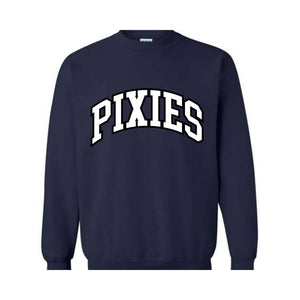 Team Mascot Sweatshirt, Pixies Mascot Sweatshirt, Pixies Team Spirit Sweatshirt, Pixies Fan Sweatshirt, Pixies School Sweatshirt