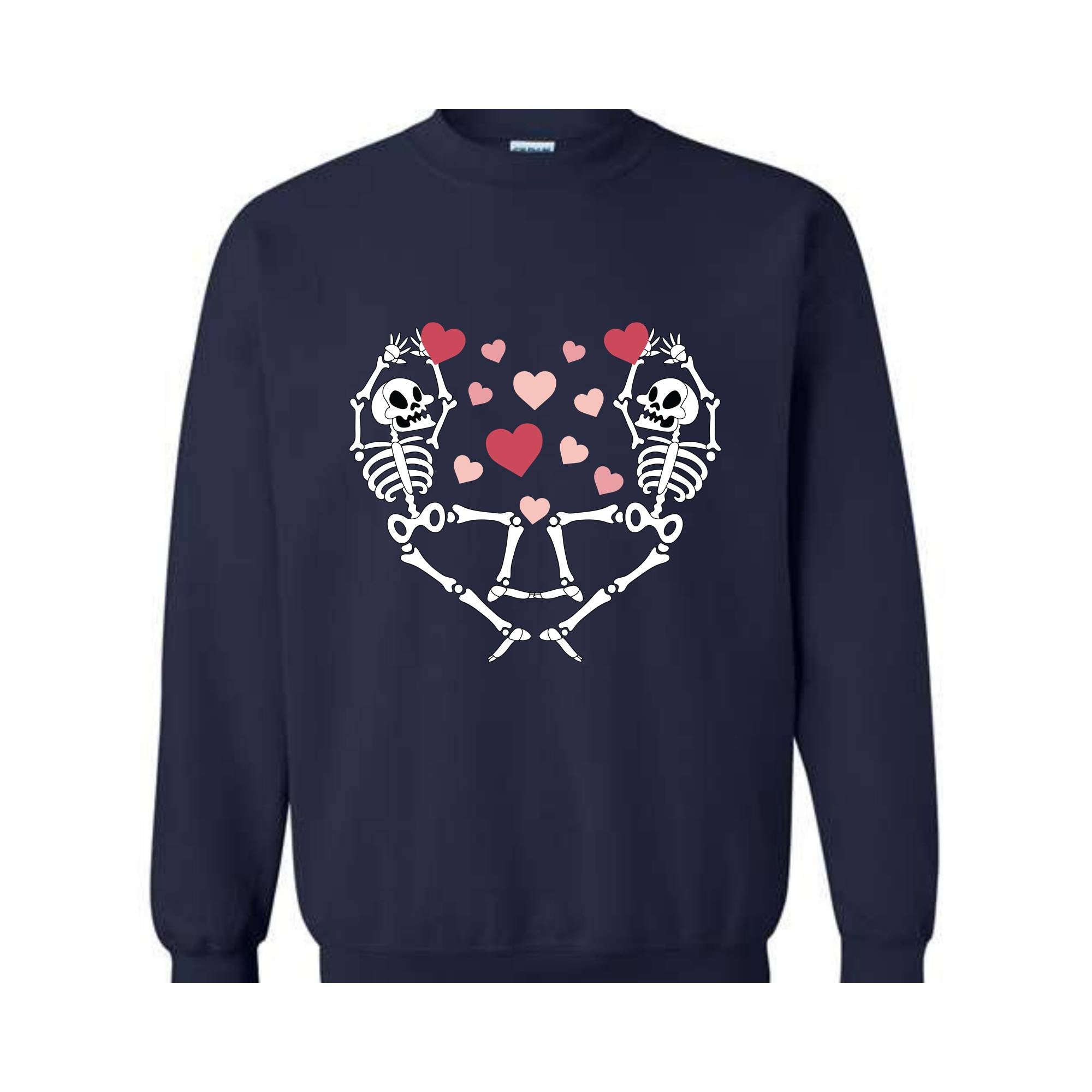 Dancing Skeletons Valentine's Sweatshirt, Retro Valentine's Sweatshirt, Valentine's Sweatshirt, XOXO Sweatshirt