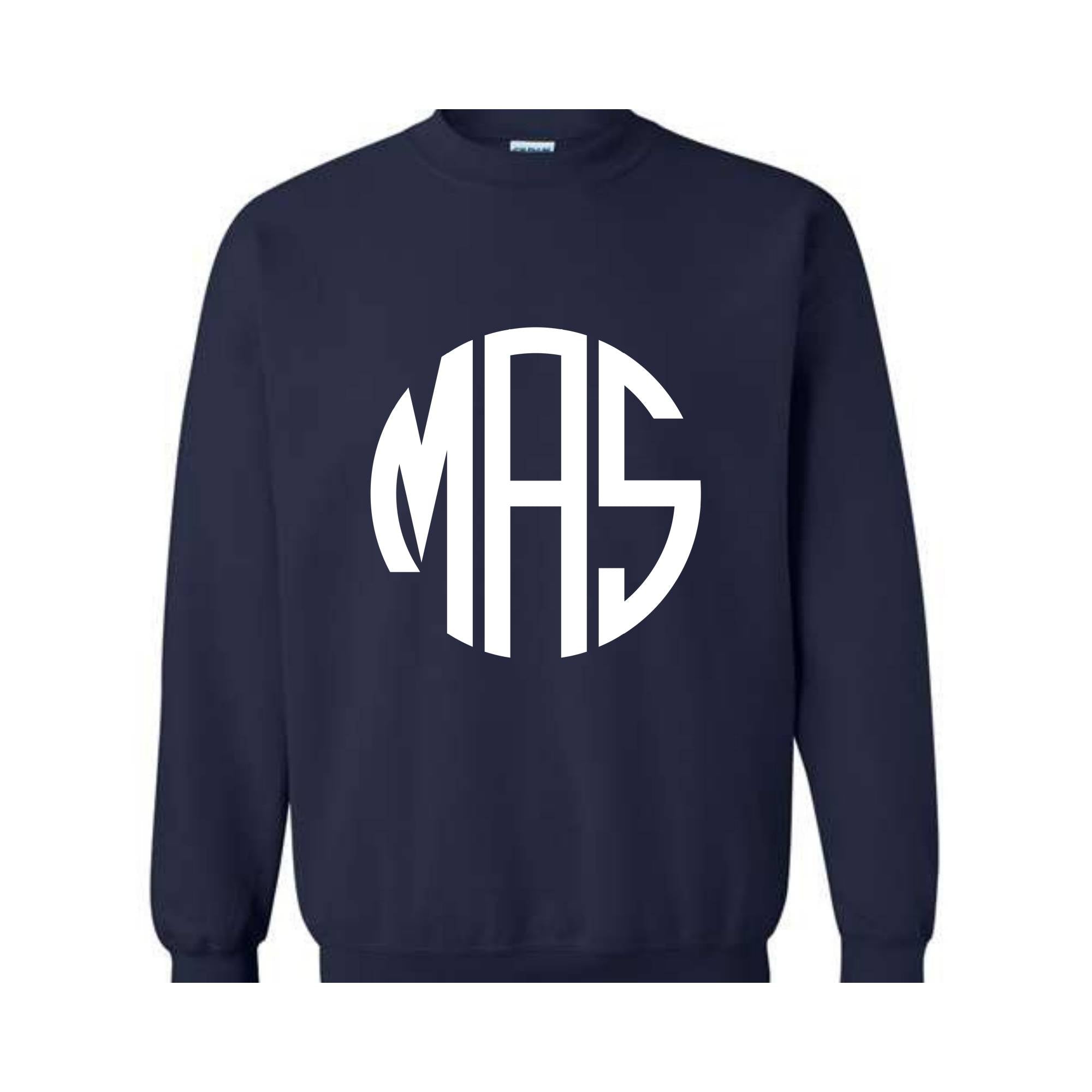 Monogram Sweatshirt, Monogram Hoodie, Custom Initials Sweatshirt, Custom Initials Hoodie, Custom Monogram Hoodie, Personalized Monogram