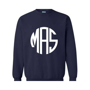 Monogram Sweatshirt, Monogram Hoodie, Custom Initials Sweatshirt, Custom Initials Hoodie, Custom Monogram Hoodie, Personalized Monogram