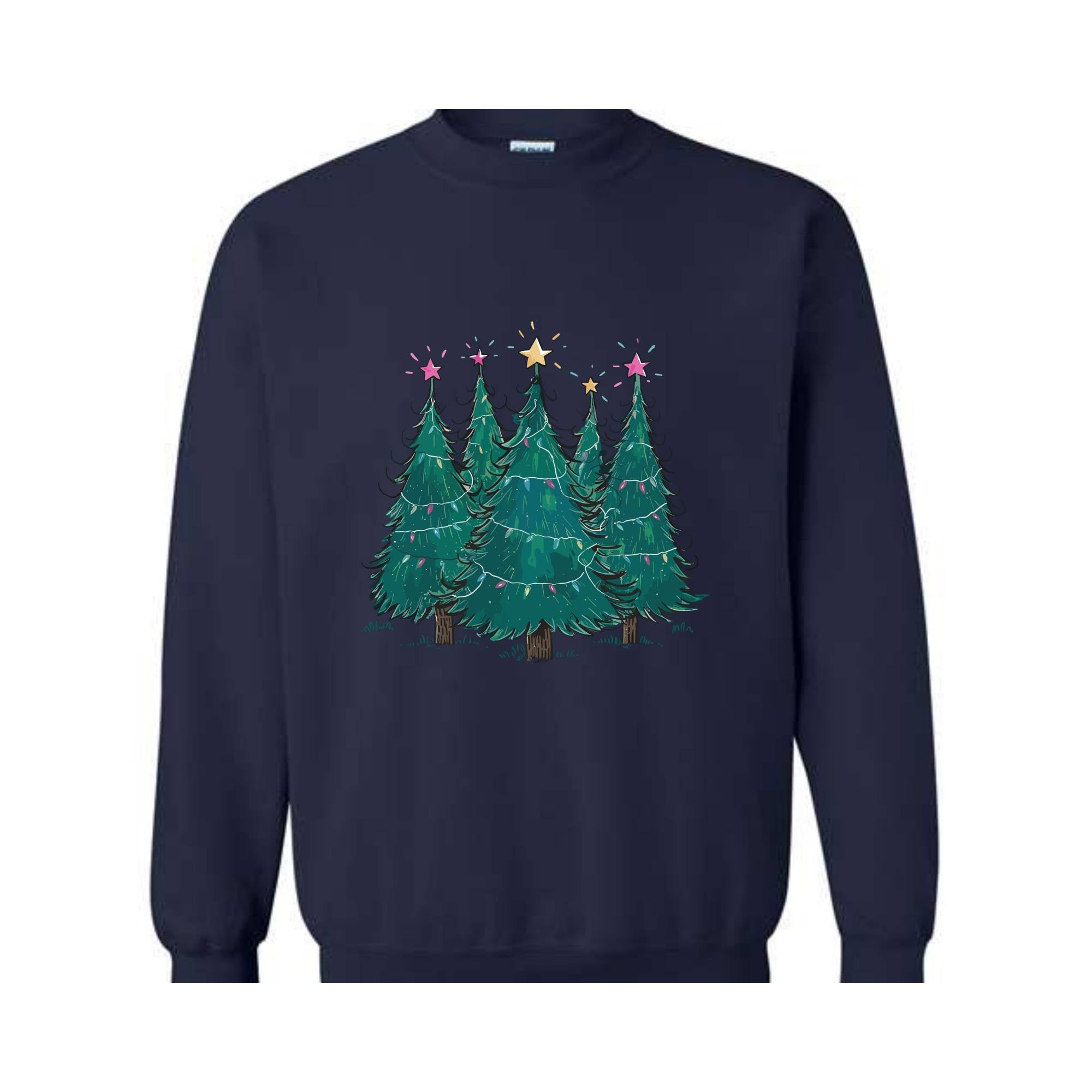 Christmas Trees Sweatshirt, Christmas Shirts For Women, Christmas Sweater, Shirts For Christmas