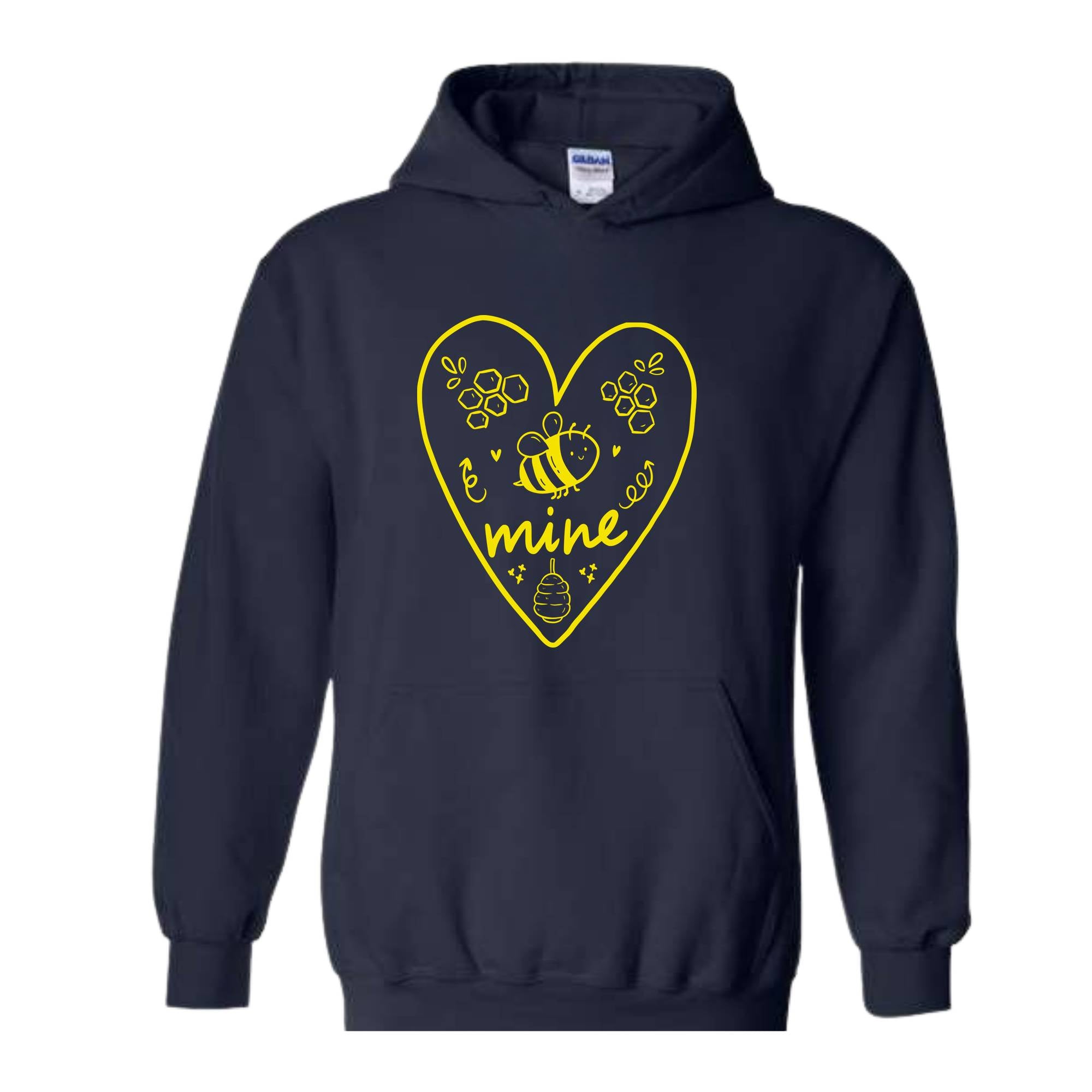 Bee Mine Sweatshirt, Valentine Couple Sweatshirt, Heart Sweatshirt, Valentine Matching Sweatshirt, Valentines Day Sweater