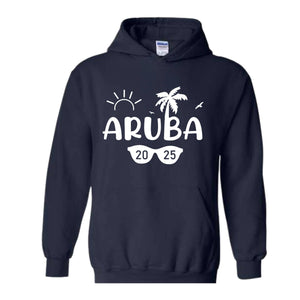 Aruba 2025 Sweatshirt, Vacation Hoodie, Summer Family Hoodie, Aruba Trip Tee, Family Reunion Hoodie, Summer Beach Hoodie, Holiday Season